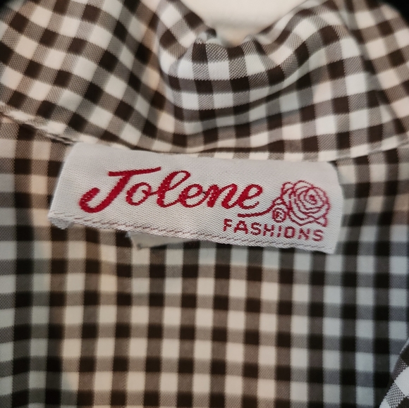 Cottagecore vintage checkered shirt - Picture 2 of 3